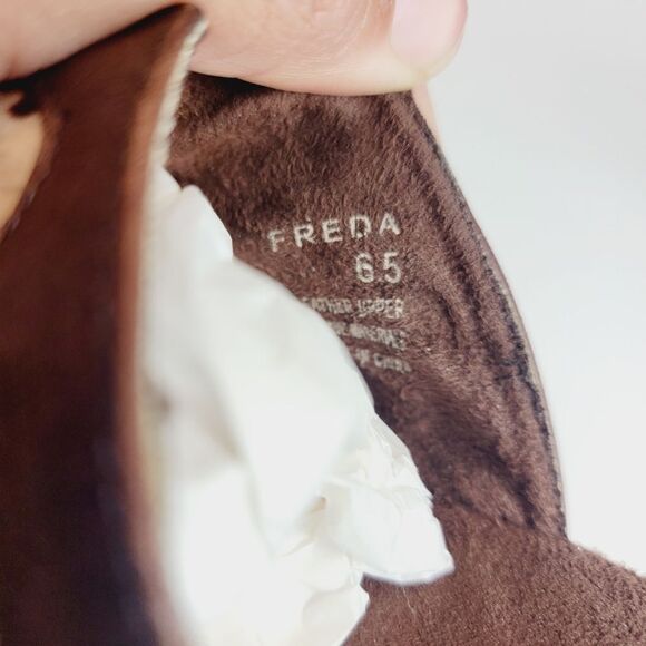 Paris Blues Cowboy Carter Freda Wooden Western Cowgirl Backless Clogs Size 6.5 - Picture 7 of 8